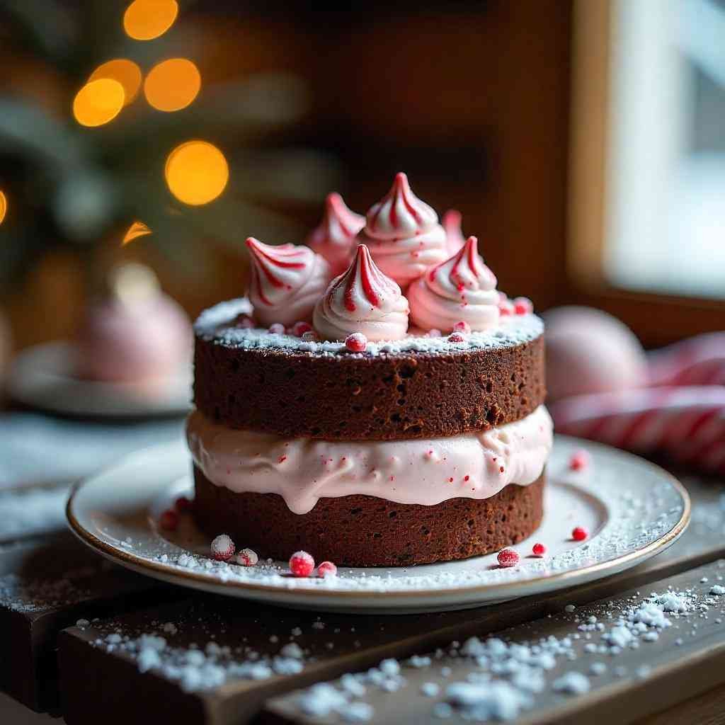 Ice Cream Christmas Cake Recipe (Festive, Easy & No-Bake) - Ice Cream